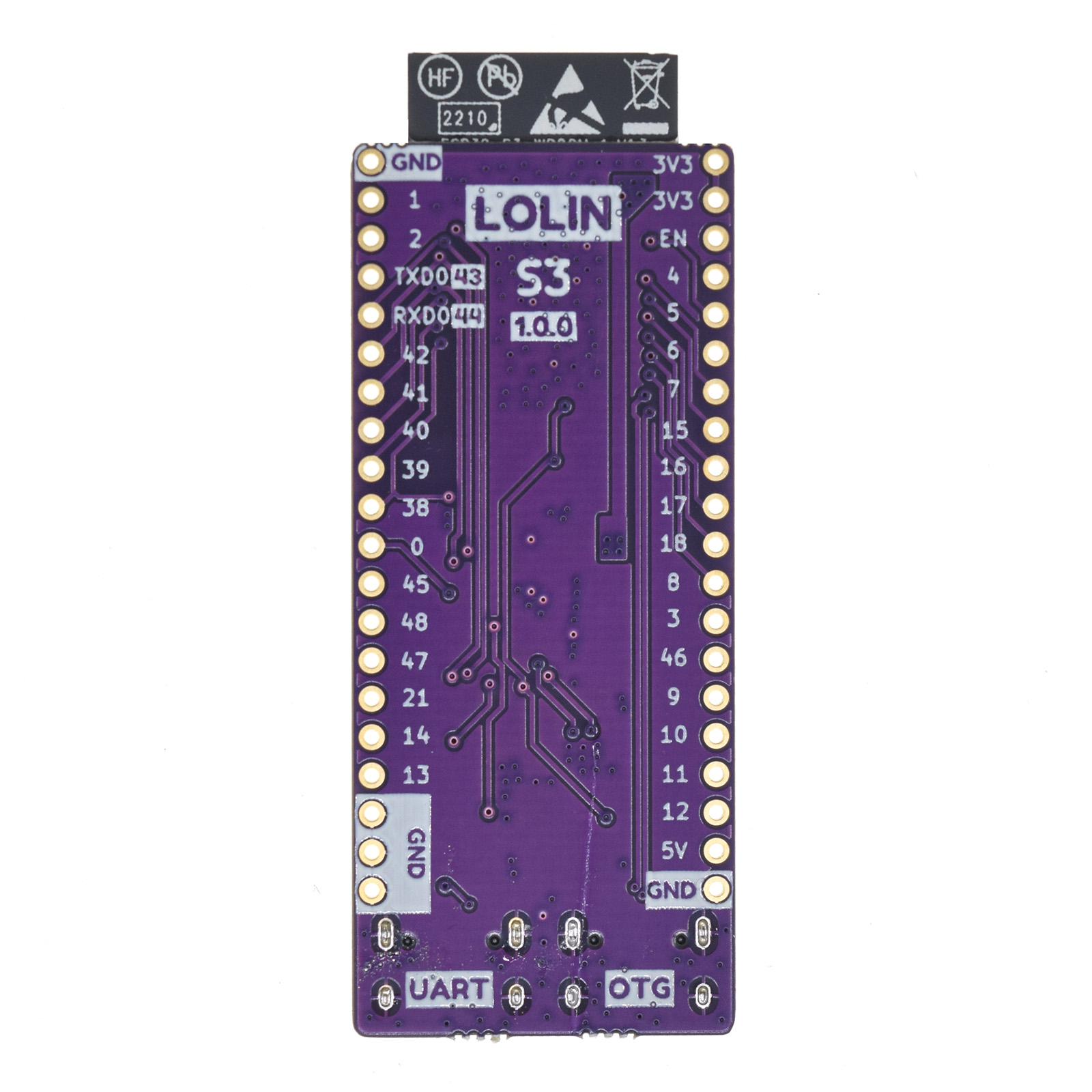 Wemos Lolin S3 - Back